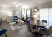Thumbnail 4 of 33 - Spacious Living Room with Natural Lights  located at Retreat at Steeplechase in Houston, TX 77065