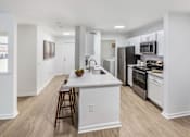 Thumbnail 1 of 27 - Contemporary Kitchen at The Dawson Cartersville Apartments, Cartersville, 30121