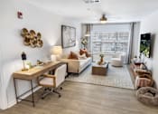 Thumbnail 10 of 27 - Living Room at The Dawson Cartersville Apartments, Cartersville, GA, 30121