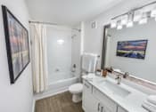 Thumbnail 21 of 27 - Full Bathroom at The Dawson Cartersville Apartments, Cartersville
