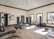 Thumbnail 14 of 23 - Fitness Center Strength equipment   at Villas at Carrington Square, Overland Park, KS