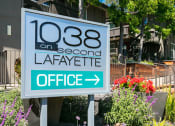 Thumbnail 28 of 71 - Leasing Office Signage at 1038 on Second, Lafayette, CA
