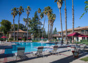 Thumbnail 5 of 33 - Poolside Relaxing Area at Valley West, San Jose