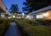 Thumbnail 14 of 15 - Courtyard View In Night at Oak Pointe, California