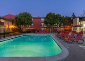 Thumbnail 14 of 17 - Swimming Pool With Relaxing Sundecks at Carriage House, Fremont, CA 94536