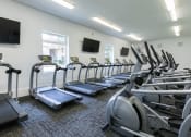 Thumbnail 9 of 33 - Cardio Machines In Gym at Valley West, San Jose
