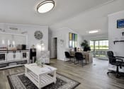 Thumbnail 20 of 34 - Trendy Living Room at Valley Ridge, San Antonio