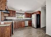 Thumbnail 15 of 30 - Fully Equipped Kitchen With Modern Appliances at Country Oaks, San Antonio, TX, 78253