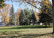 Thumbnail 10 of 46 - a park with trees and grass in front of a house at Circle Park, Wyoming, 82007