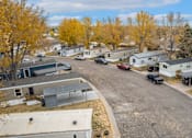 Thumbnail 2 of 46 - an aerial view of a neighborhood with houses and trees at Circle Park, Wyoming