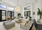 Thumbnail 34 of 50 - Lounge are with Courtyard View at Azalea Luxury Apartments, Tampa, FL, 33619