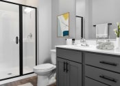 Thumbnail 76 of 76 - 3 bedroom apartment bathroom in Rochester, MN - The Lodge at Overland at The Lodge at Overland, Minnesota