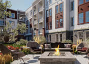 Thumbnail 41 of 42 - Outdoor Firepit at The View on Collins, Lansing, 48910