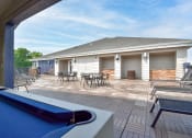 Thumbnail 21 of 22 - Outdoor Lounging with Pool Table at Kenyon Square Apartments, Westerville