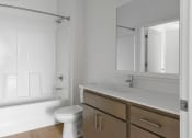 Thumbnail 27 of 83 - Spacious bathroom at The Hallon II luxury apartments in Hopkins, MN