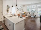 Thumbnail 3 of 29 - Open floorplan with breakfast bar at Parc at Princeton Junction Apartments, New Jersey