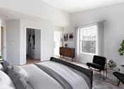 Thumbnail 5 of 20 - Bedroom with high ceilings
