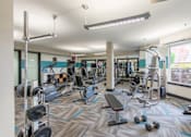 Thumbnail 22 of 36 - Fitness Center at The Flats at Wheaton Station in Wheaton, MD