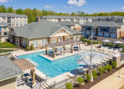 Thumbnail 17 of 39 - take a dip in our resort style swimming pool at The Bend Arbordale, Williamsburg, VA, 23188