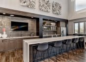 Thumbnail 16 of 34 - Clubhouse Kitchen at West Line Flats Apartments in Lakewood, CO