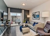 Thumbnail 6 of 34 - Living Room at West Line Flats Apartments in Lakewood, CO
