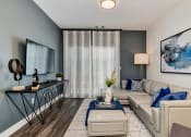 Thumbnail 8 of 34 - Modern Living Room at West Line Flats Apartments in Lakewood, CO