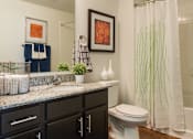 Thumbnail 9 of 27 - Bathroom interior at Arterra Place Apartments, Aurora, CO