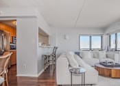 Thumbnail 10 of 43 - Living room at 10 West Apartments, New York