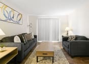 Thumbnail 9 of 29 - a living room with two couches and a coffee table at Diamond  Trail Apartments, Oklahoma City, OK, 73112