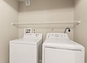 Thumbnail 15 of 31 - a washer and dryer in a laundry room
