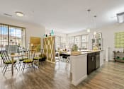 Thumbnail 4 of 48 - an open floor plan with a kitchen and dining area