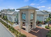 Thumbnail 61 of 65 - A building with a tree design on the pillars. at Centre Pointe Apartments, Melbourne, FL, 32940
