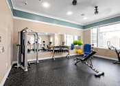 Thumbnail 15 of 33 - Gym equipment at The Landing Apartment , Hazlet, New Jersey