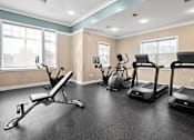 Thumbnail 14 of 33 - an exercise room at The Landing Apartment , Hazlet, 07730
