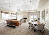 Thumbnail 10 of 33 - Seating area at The Landing Apartment , New Jersey