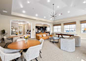 Thumbnail 7 of 33 - a living room with couches and chairs and a table at The Landing Apartment , Hazlet, New Jersey