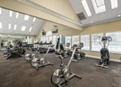 Thumbnail 21 of 38 - gym equipment and windows at 150 Summit Apartments, Birmingham, AL