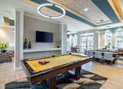 Thumbnail 15 of 36 - Community game room at Estia at Lakewood Ranch, Bradenton