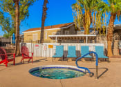 Thumbnail 6 of 26 - take a dip in the hot tub at villas at houston levee west apartments in