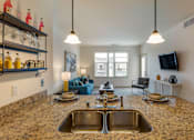 Thumbnail 2 of 50 - Kitchen at The Enclave Luxury Apartments