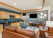 Thumbnail 22 of 50 - Resident Lounge at The Enclave Luxury Apartments