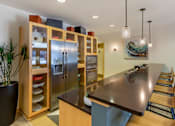 Thumbnail 33 of 50 - Clubhouse Kitchen at The Enclave Luxury Apartments