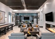 Thumbnail 34 of 51 - a rendering of a living room with couches and chairs at Enclave at 3230 Apartments, South Daytona, 32119