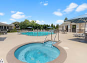 Thumbnail 27 of 40 - take a dip in our resort style hot tubs