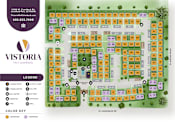 Thumbnail 15 of 15 - A map of the Vistoria On Camelback community with a legend and color key.