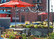 Thumbnail 37 of 43 - Outdoor Living area at 10 West Apartments, Long Beach, NY, 11561
