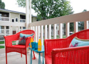Thumbnail 6 of 13 - Balcony at Village Gardens Apartments in Fort Collins, CO