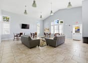 Thumbnail 19 of 28 - Clubhouse Lounge at Hidden Brook Apartment Homes, New Bedford, 02740