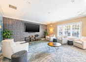 Thumbnail 41 of 87 - Clubroom With TV at Axis at Lakeshore, Bridgewater, MA, 02324