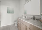 Thumbnail 18 of 55 - Bathroom with Mirror at The Aeronaut, Massachusetts